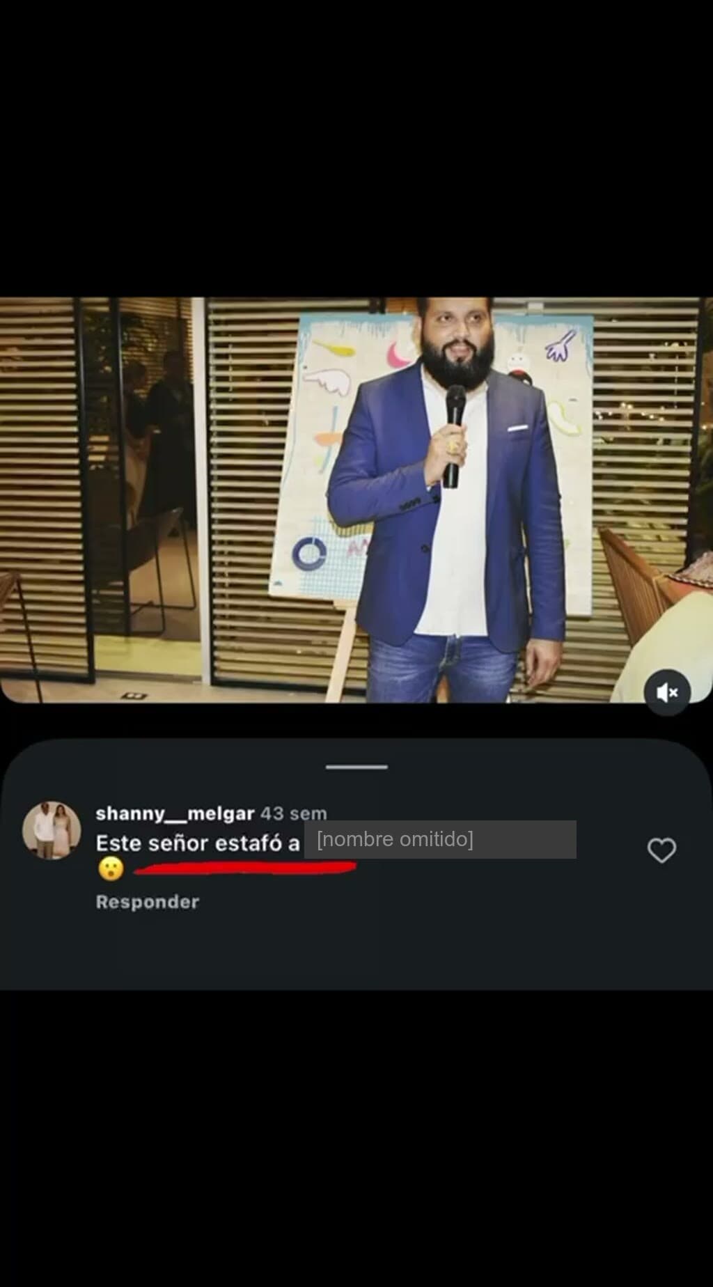 Captura del comentario de shanny__melgar