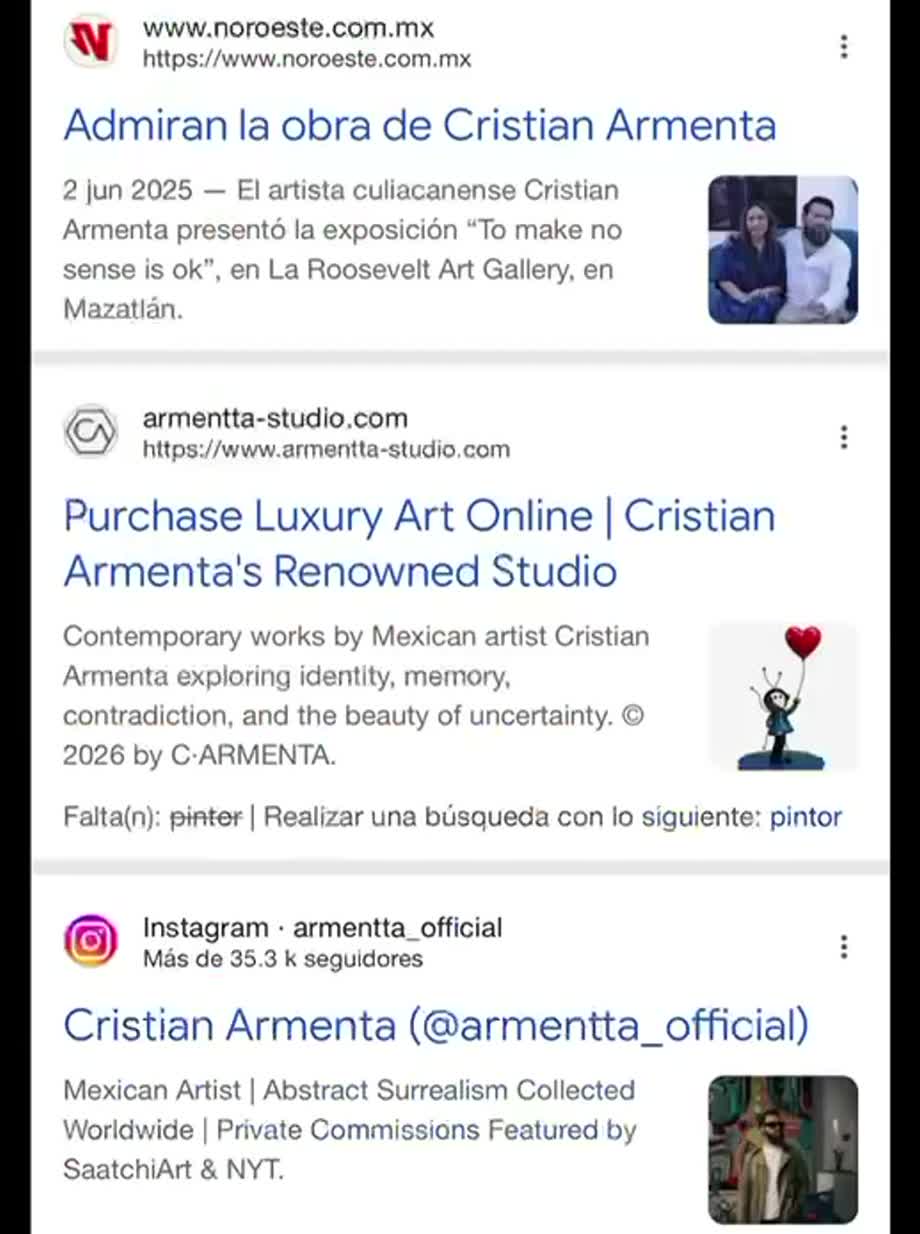 No existe ningún reporte negativo indexado en buscadores